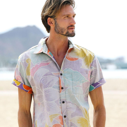 Men's Archival Collection Modern Fit Shirt - Dragonfly Purple Reverse - JamsWorld.co