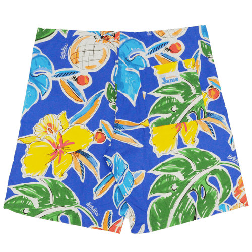 Original Jams Shorts - Pineapple Hibiscus Blue - jamsworld.us